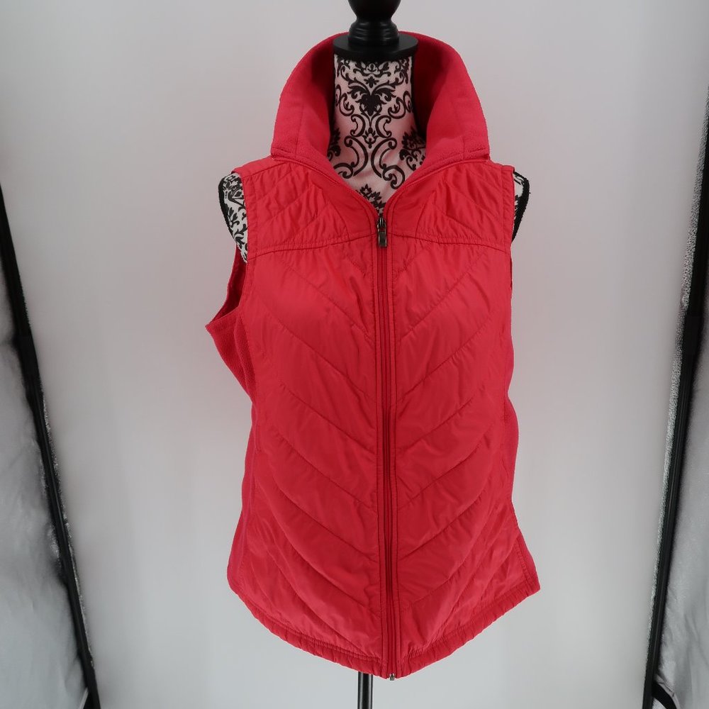 Columbia Pink Quilted Vest Size XL